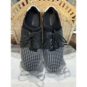 Calvin Klein Women's Checkered Sneakers - Size 8